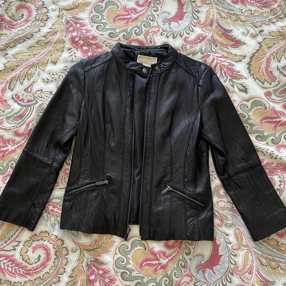 Michael Kors Jackets & Blazers - MICHAEL KORS Leather Jacket